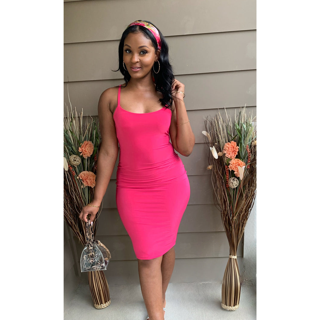 Pink Passion Midi dress